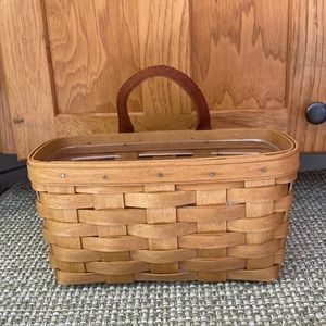 Longaberger 2003 Hanging Medium Key/Candle Basket with Protector